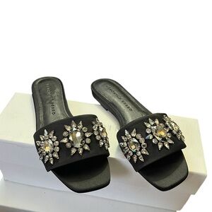 Veronica Beard Maggie Crystal Embellished Sandal